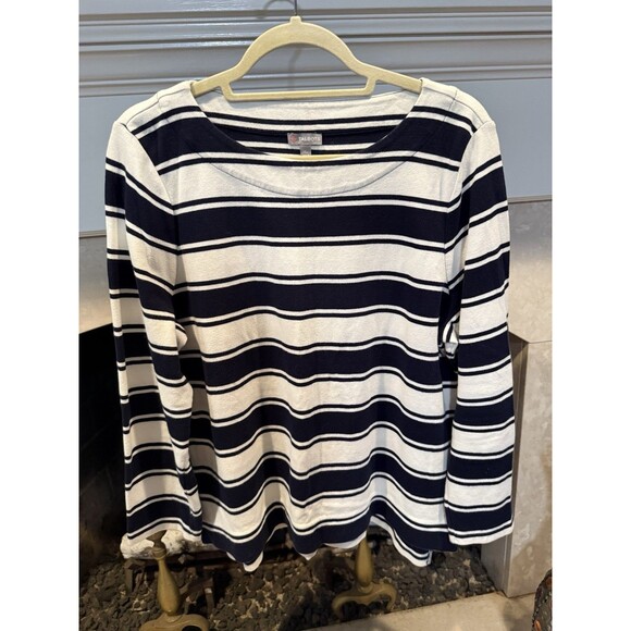 Talbots Striped Top XLp - Picture 2 of 6